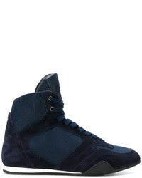 Sneakers blu scuro di Versace