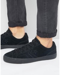 Sneakers con stelle nere di Converse