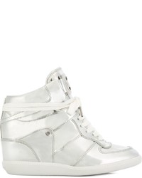 Sneakers con zeppa argento di MICHAEL Michael Kors