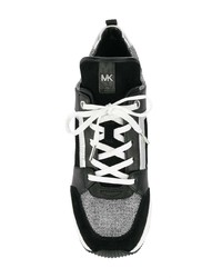 Sneakers con zeppa in pelle scamosciata nere di MICHAEL Michael Kors