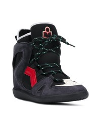 Sneakers con zeppa nere di Isabel Marant