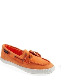 Sneakers di tela arancioni