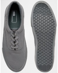 Sneakers grigio scuro di Asos