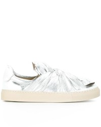 Sneakers in pelle argento di Ports 1961