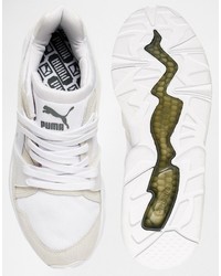 Sneakers in pelle bianche di Puma
