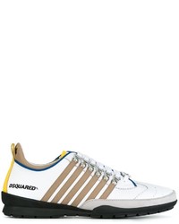 Sneakers in pelle bianche di DSQUARED2