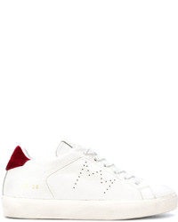 Sneakers in pelle bianche di Leather Crown