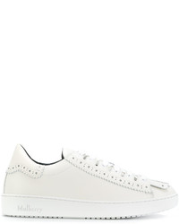 Sneakers in pelle bianche di Mulberry