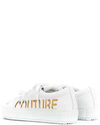 Sneakers in pelle bianche di Semi-Couture