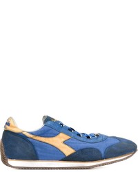 Sneakers in pelle blu di Diadora