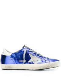 Sneakers in pelle blu di Golden Goose Deluxe Brand