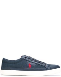 Sneakers in pelle blu di Polo Ralph Lauren