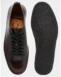 Sneakers in pelle bordeaux di Fred Perry