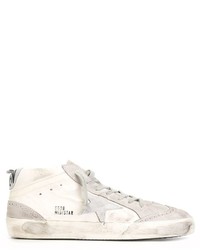 Sneakers in pelle con stelle bianche