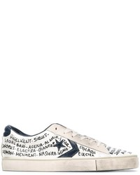 Sneakers in pelle con stelle bianche di Converse