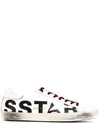 Sneakers in pelle con stelle bianche di Golden Goose Deluxe Brand