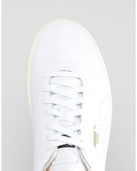 Sneakers in pelle con stelle bianche di Puma