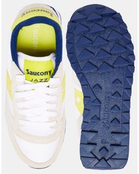 Sneakers in pelle gialle di Saucony