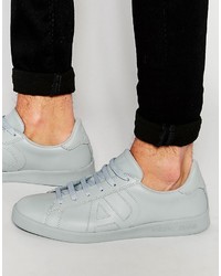 Sneakers in pelle grigie di Armani Jeans