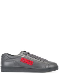 Sneakers in pelle grigie di Kenzo