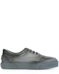 Sneakers in pelle grigie di Lanvin