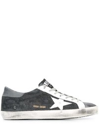 Sneakers in pelle grigio scuro di Golden Goose Deluxe Brand