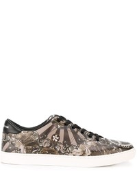 Sneakers in pelle marroni di Dolce & Gabbana