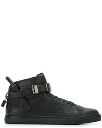 Sneakers in pelle nere di Buscemi
