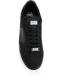 Sneakers in pelle nere di Philipp Plein