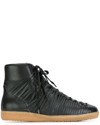 Sneakers in pelle nere di Damir Doma
