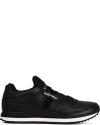 Sneakers in pelle nere di Dolce & Gabbana
