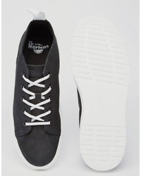 Sneakers in pelle nere di Dr. Martens