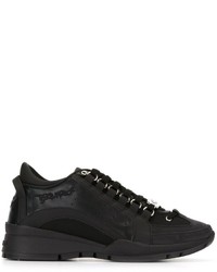 Sneakers in pelle nere di Dsquared2