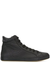 Sneakers in pelle nere di DSQUARED2