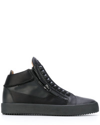 Sneakers in pelle nere di Giuseppe Zanotti Design