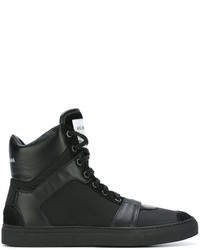 Sneakers in pelle nere di Helmut Lang