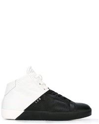 Sneakers in pelle nere di Leather Crown