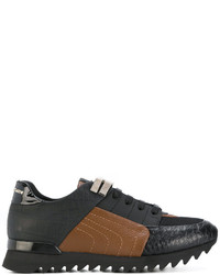 Sneakers in pelle nere di Philipp Plein