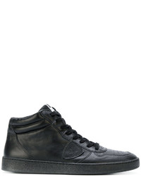 Sneakers in pelle nere di Philippe Model