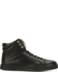 Sneakers in pelle nere di Salvatore Ferragamo
