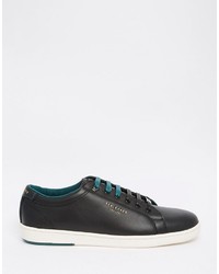 Sneakers in pelle nere di Ted Baker