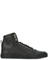 Sneakers in pelle nere di Versace