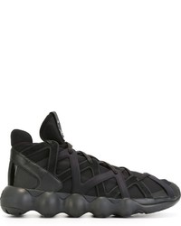 Sneakers in pelle nere di Y-3