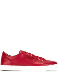 Sneakers in pelle rosse di Dolce & Gabbana