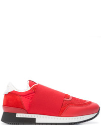 Sneakers in pelle rosse di Givenchy