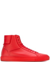 Sneakers in pelle rosse di Givenchy