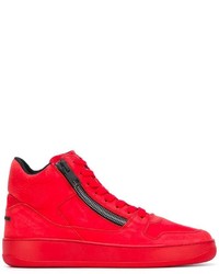 Sneakers in pelle rosse di Hogan