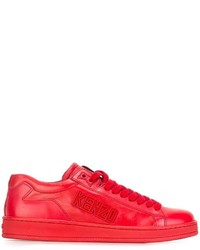 Sneakers in pelle rosse di Kenzo
