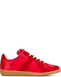 Sneakers in pelle rosse di Maison Margiela
