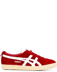 Sneakers in pelle rosse di Onitsuka Tiger by Asics